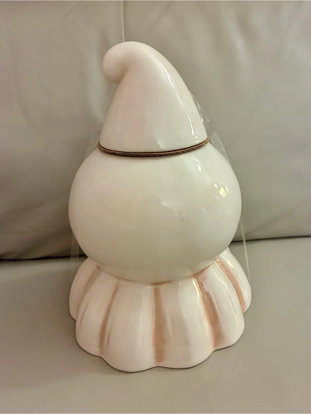 Johanna Parker Kooky Spooky Spider Ghost Canister Cookie Jar Black White New